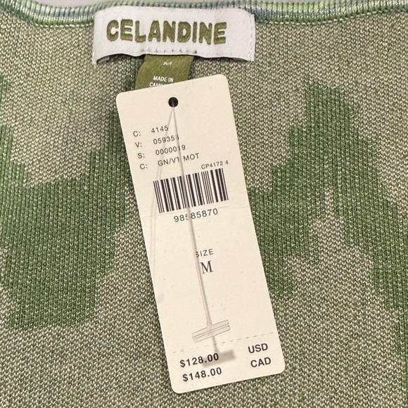 Celandine Brand Cutout Sweater Mini Dress Size M NWT - Picture 5 of 9